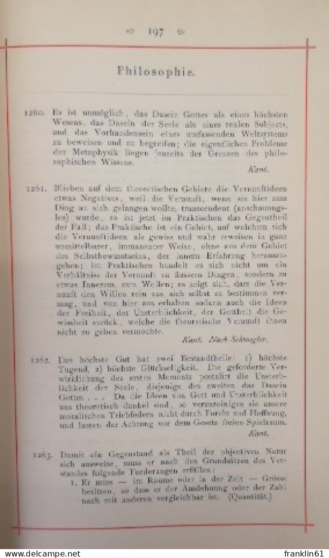 Aphorismen-Schatz der Welt-Litteratur. Weltliche Texte für Rede und Schrift.