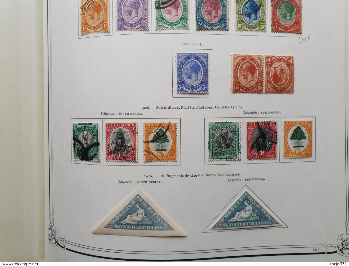 12 - 23 // Afrique Du Sud - Belle Collection Entre 1910 Et 1970 Sur Page D'Album - Cote Environs 1150 Euros  / 41 Scan - Unused Stamps