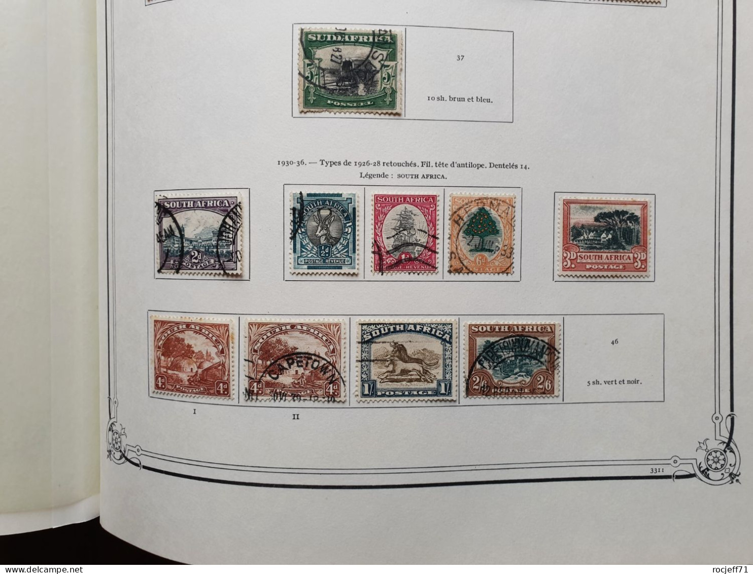 12 - 23 // Afrique Du Sud - Belle Collection Entre 1910 Et 1970 Sur Page D'Album - Cote Environs 1150 Euros  / 41 Scan - Ungebraucht