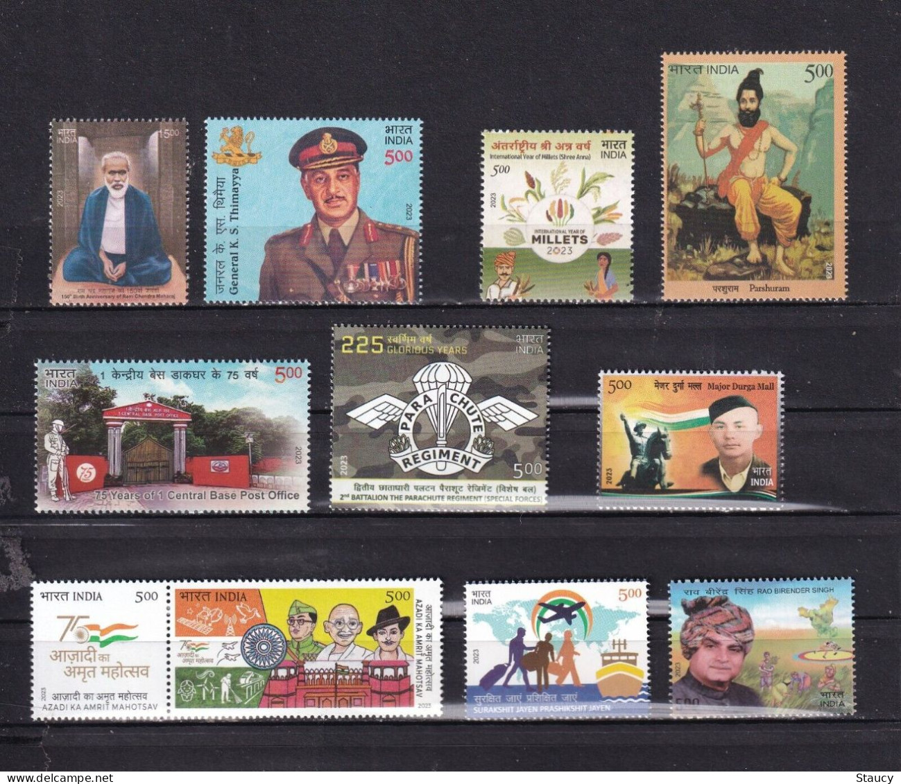 India 2023 Collection Of Various Stamps Of 2023 MNH Total 10 MNH Stamps As Per Scan - Colecciones & Series