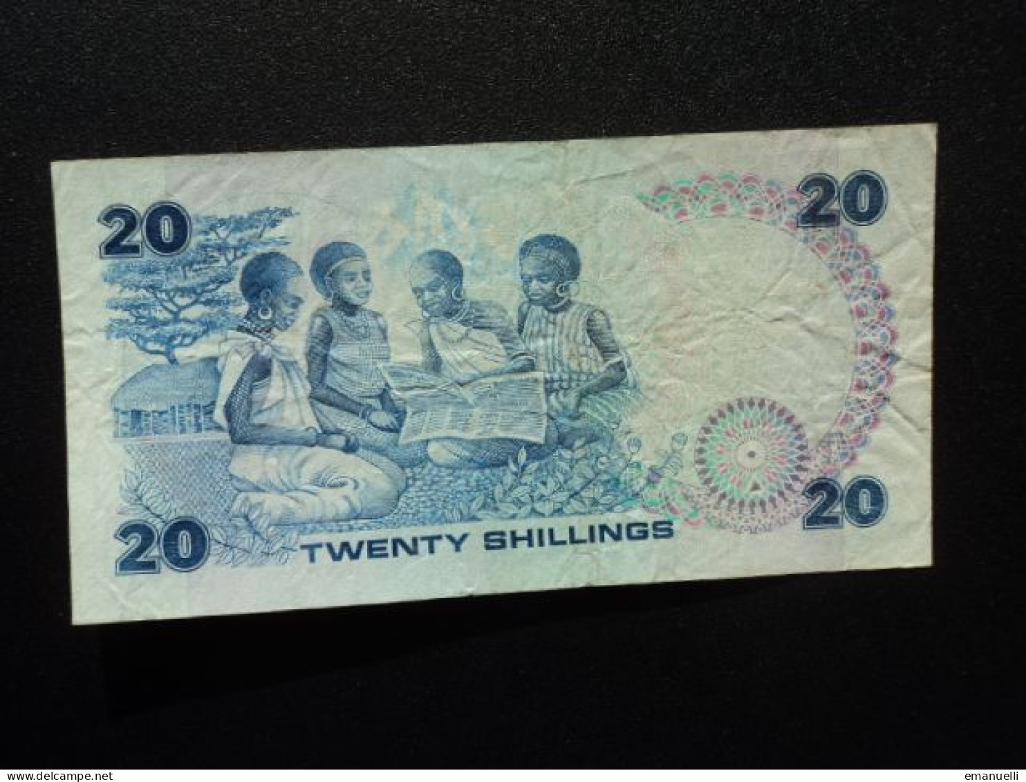 KENYA * : 20 SHILLINGS   1.7.1987    P 21f      TTB+ - Kenya