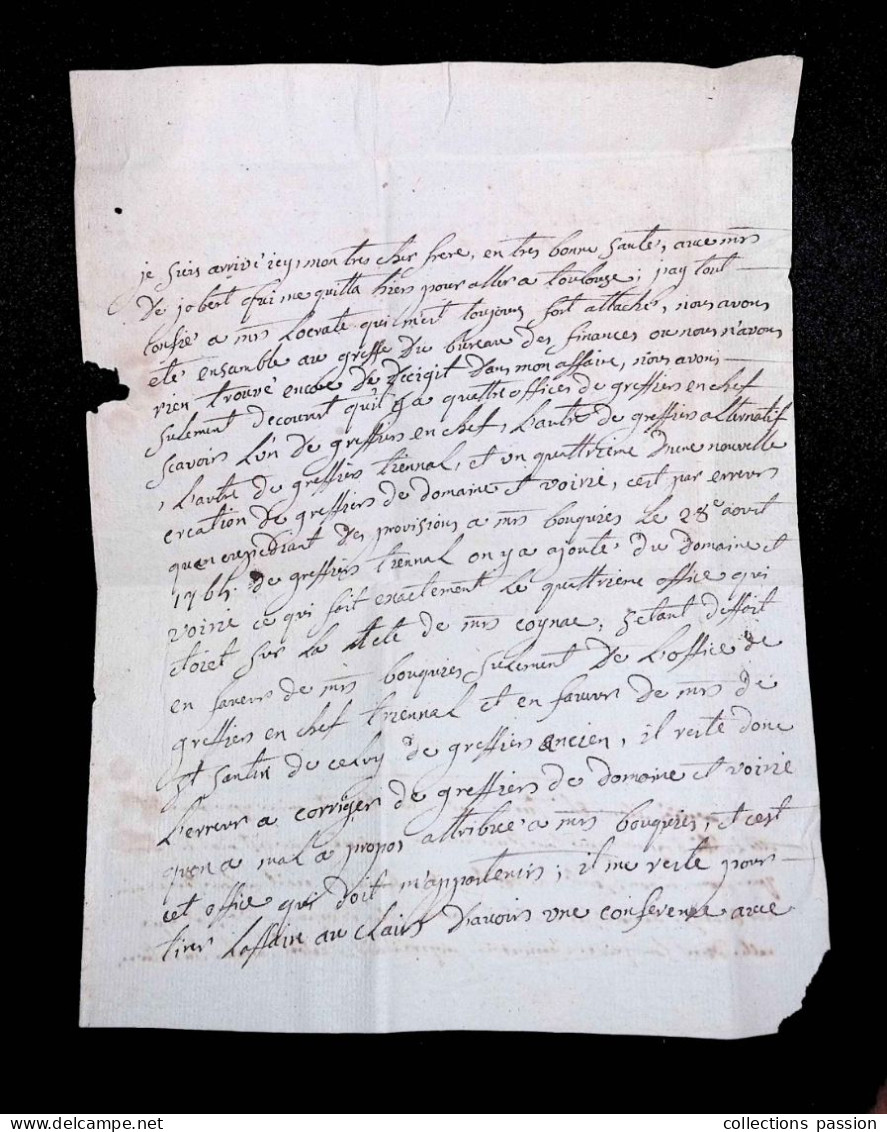 Lettre, Préphilatélie, Précurseurs XVIII E Siècle, 1778, De MONTAUBAN à FIGEAC EU QUERCY, 4 Scans - 1701-1800: Precursori XVIII