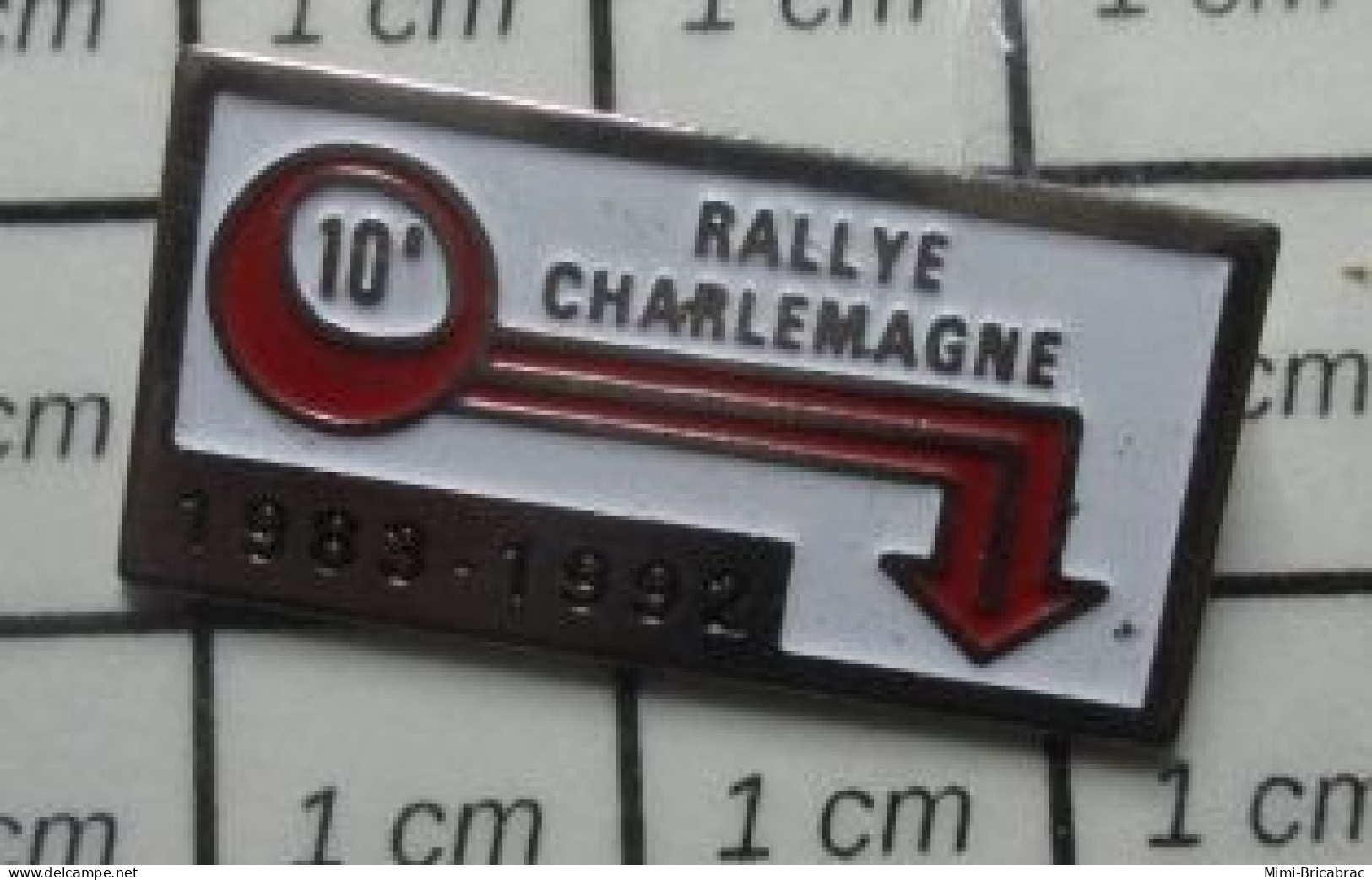 319 Pin's Pins / Beau Et Rare / AUTOMOBILES / 10e RALLYE CHARLEMAGNE 1983 1992 - Rallye