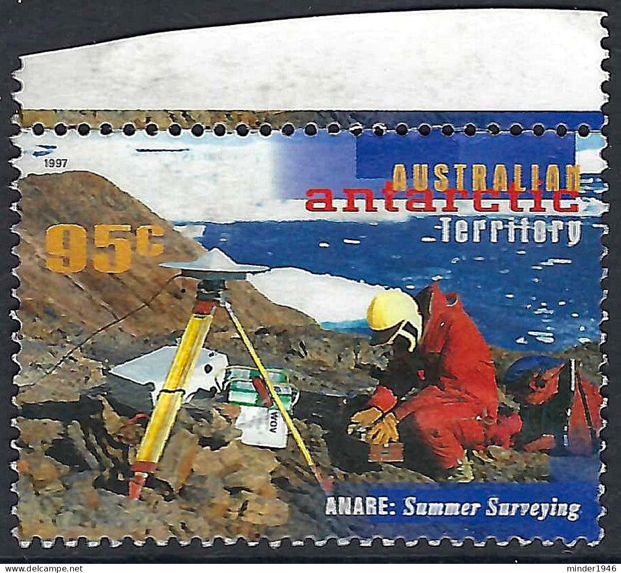 AUSTRALIAN ANTARCTIC TERRITORY (AAT) 1997 QEII 95C Multicoloured, 50th Anni Of The Research Expedition FU - Gebruikt