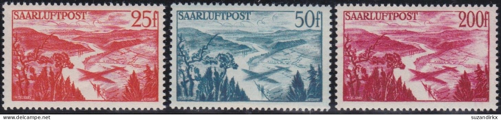 Saar    -     Michel   -  252/254         -    **      -     Postfrisch - Unused Stamps