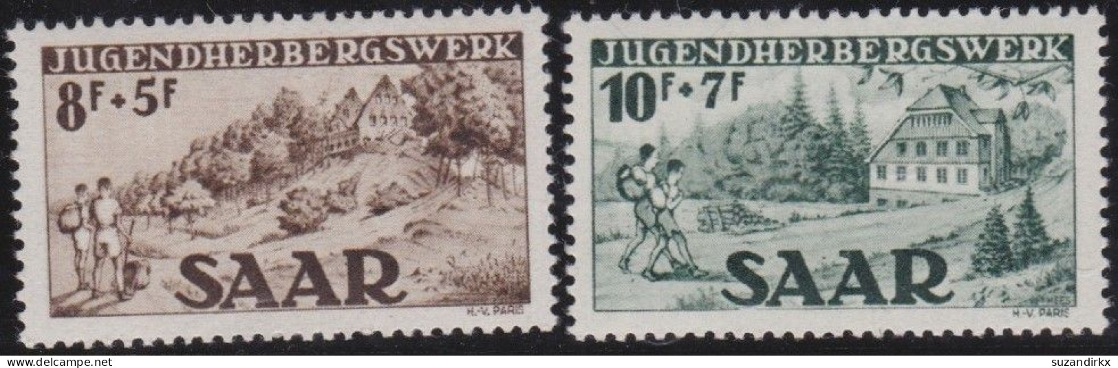 Saar    -     Michel   -  262/263         -    **      -     Postfrisch - Unused Stamps