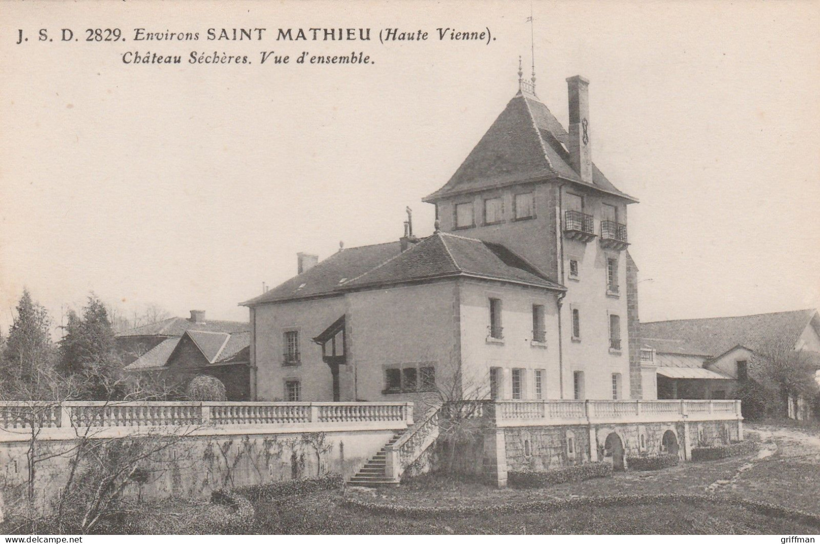 SAINT MATHIEU CHATEAU SECHERES VUE D'ENSEMBLE TBE - Saint Mathieu