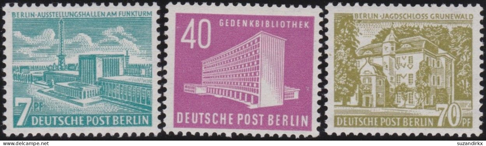 BRD     -     Michel   -  121/123         -    **      -     Postfrisch - Unused Stamps