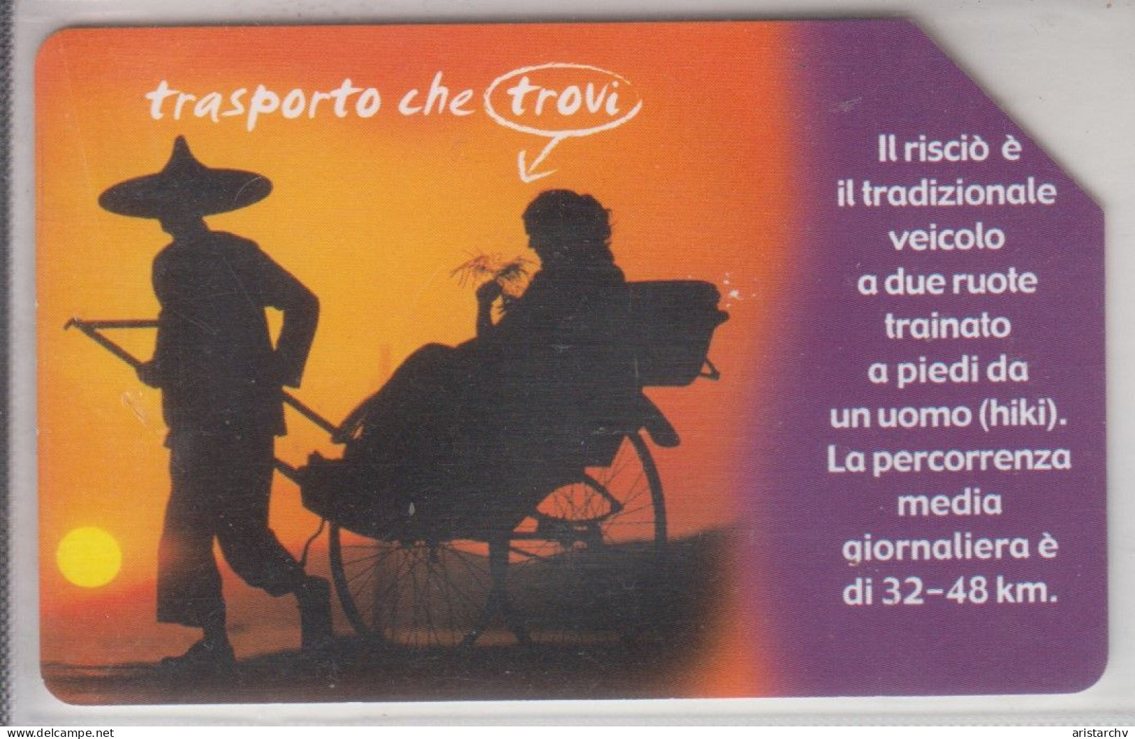 ITALY 2003 TRANSPORT YOU FIND TAXI BICYCLE VENEZIA SENT MARCO PALACE GONDOLA RIKSHA 4 CARDS - Public Ordinary