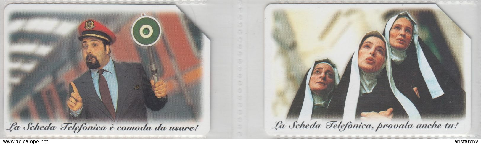 ITALY 1998 THE CARD IS A WONDERFUL THING 2 CARDS - Öff. Diverse TK