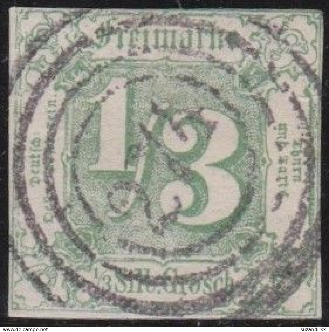 Thurn Und Taxis      -     Michel   -  27 (2 Scans)       -    O      -    Gestempelt - Used