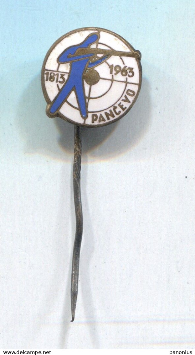 Archery Shooting Tiro Con Larco, SK Pančevo Vojvodina Serbia, Vintage Pin Badge Abzeichen, Enamel - Tiro Con L'Arco