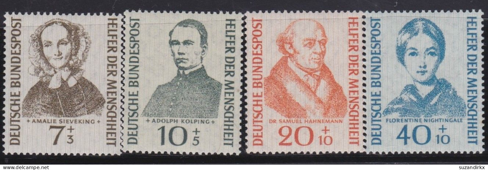BRD     -     Michel   -   222/225        -    **      -     Postfrisch - Unused Stamps