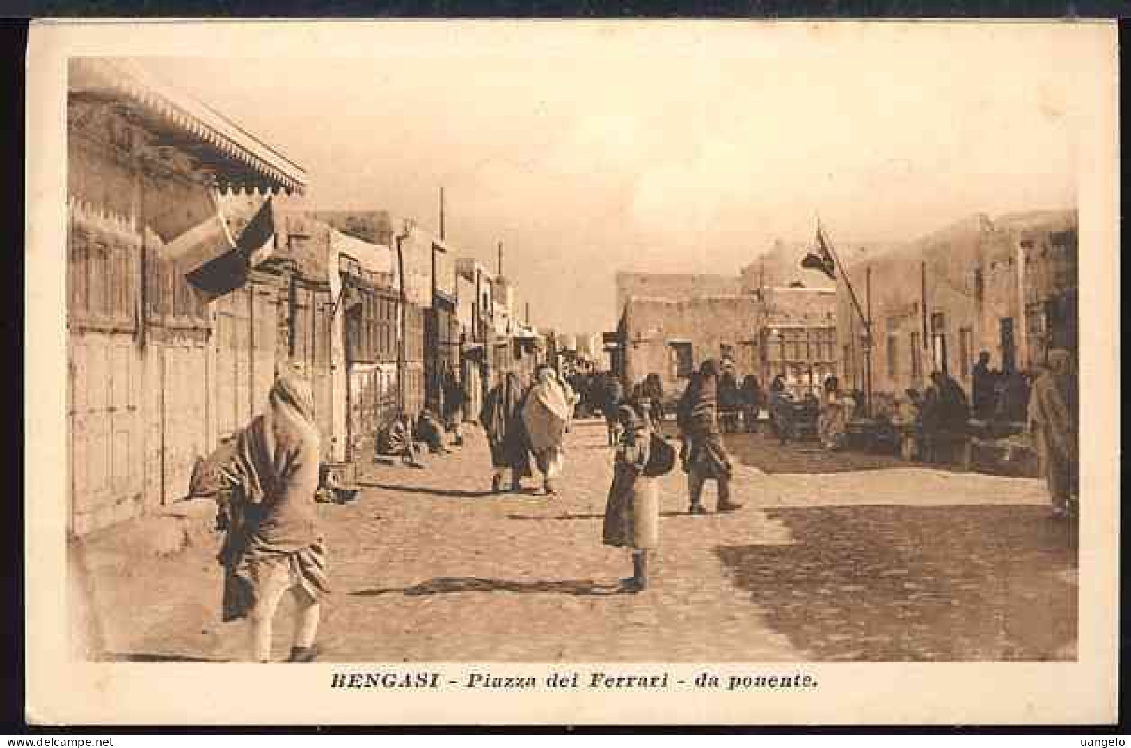 %974 BENGASI - PIAZZA DEI FERRARI DA PONENTE - Libia