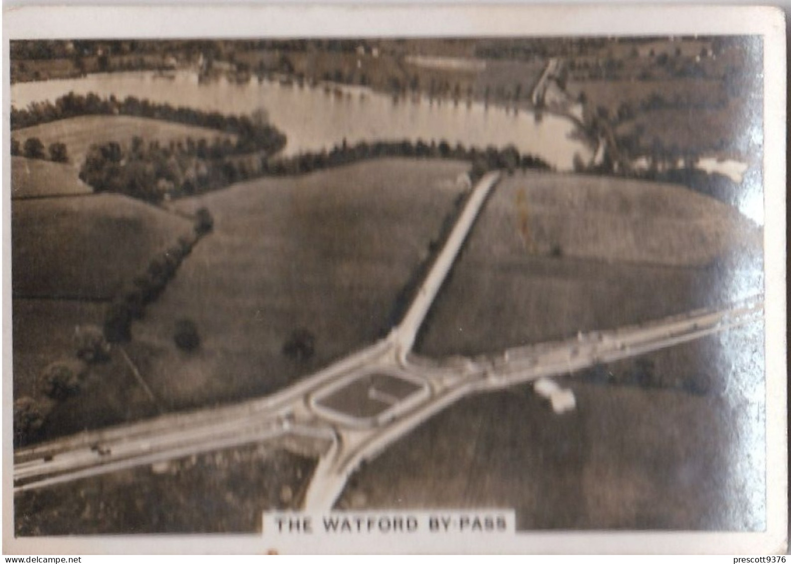 Britain From The Air 1938 - Senior Service - Real Photo - 5 Watford Bypass, Elstree Bushey Rd Jcn - Wills