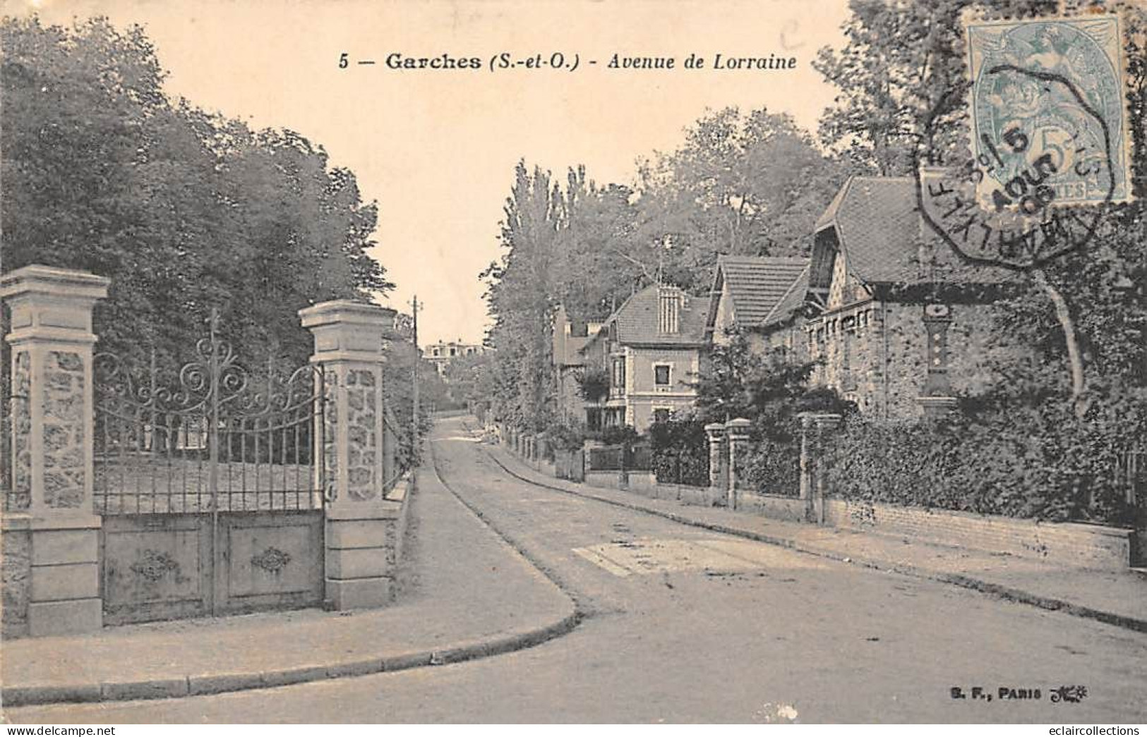 Garches       92          Avenue De Lorraine         N° 5    (Voir Scan) - Garches