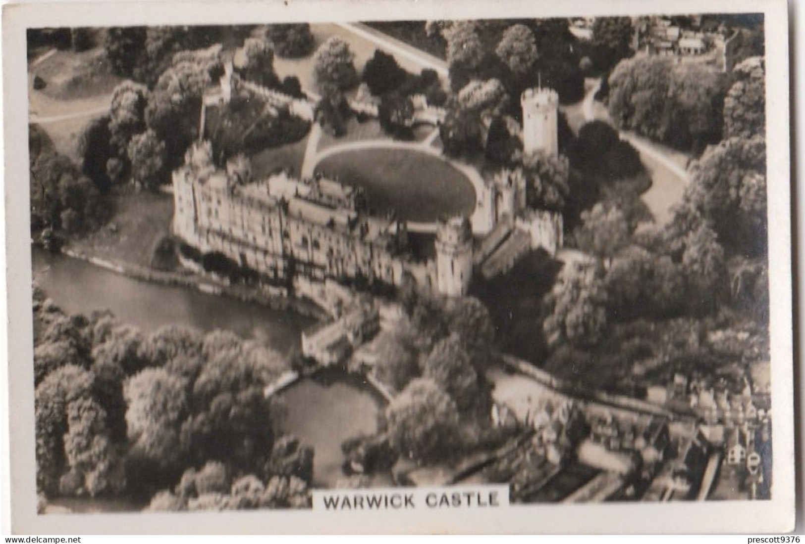 Britain From The Air 1938 - Senior Service - Real Photo - 16 Warwick Castle - Wills