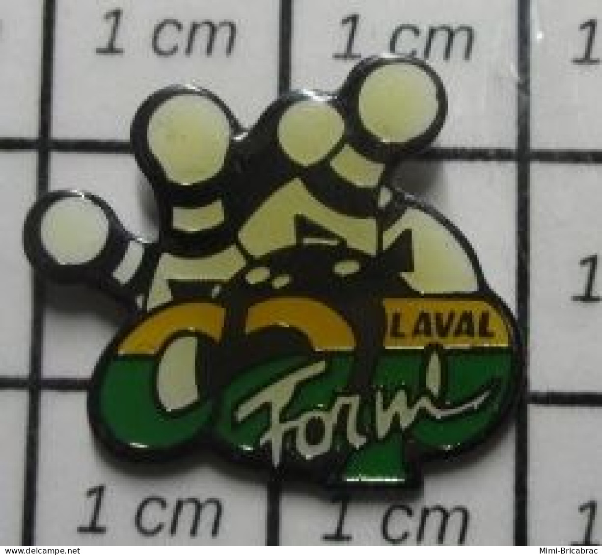 519 Pin's Pins / Rare Et De Belle Qualité !!! SPORTS / BOWLING LAVAL FORM' - Bowling