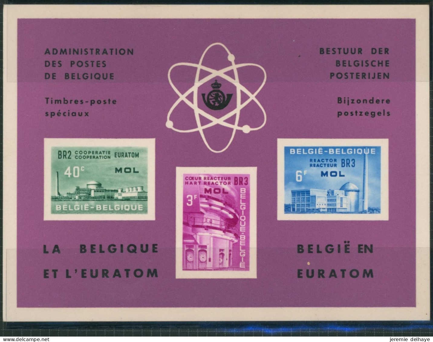 Feuillet De Luxe - LX37 Euratom (nucléaire, Chimie, Moll) - Deluxe Sheetlets [LX]