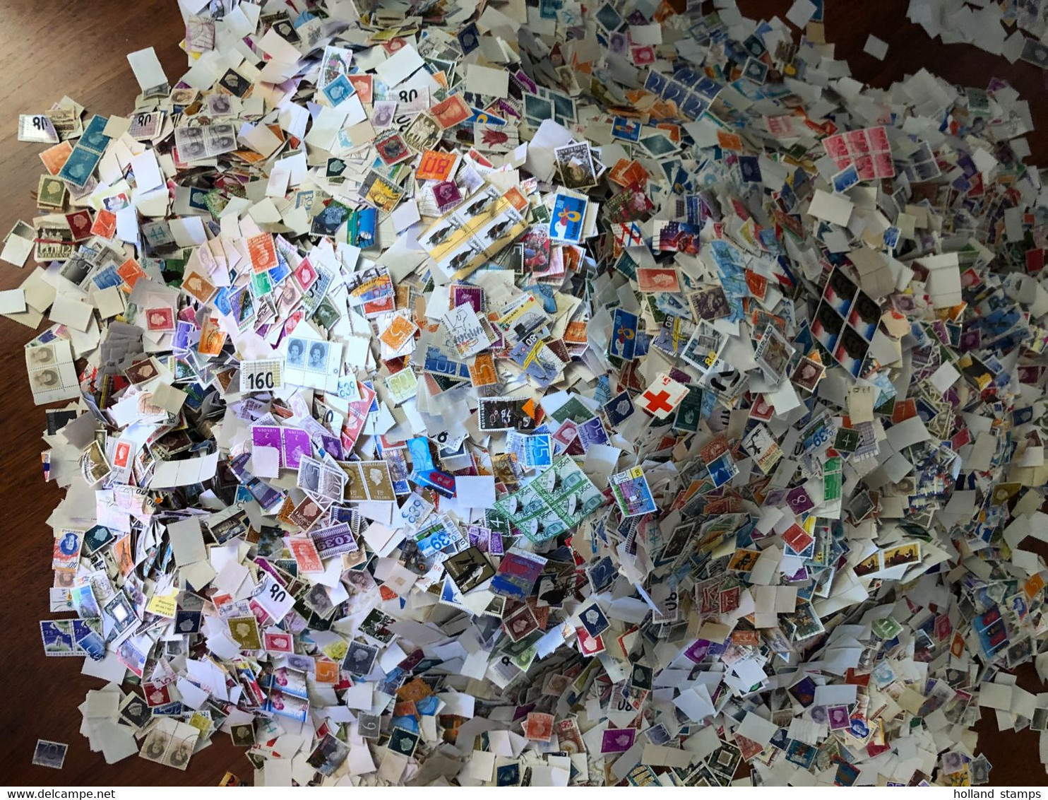 1 KILO * ETWA 18.000 ++ BRIEFMARKEN PAPIERFREI Von NIEDERLANDE * Von  Wohltätigkeit (1) - Vrac (min 1000 Timbres)