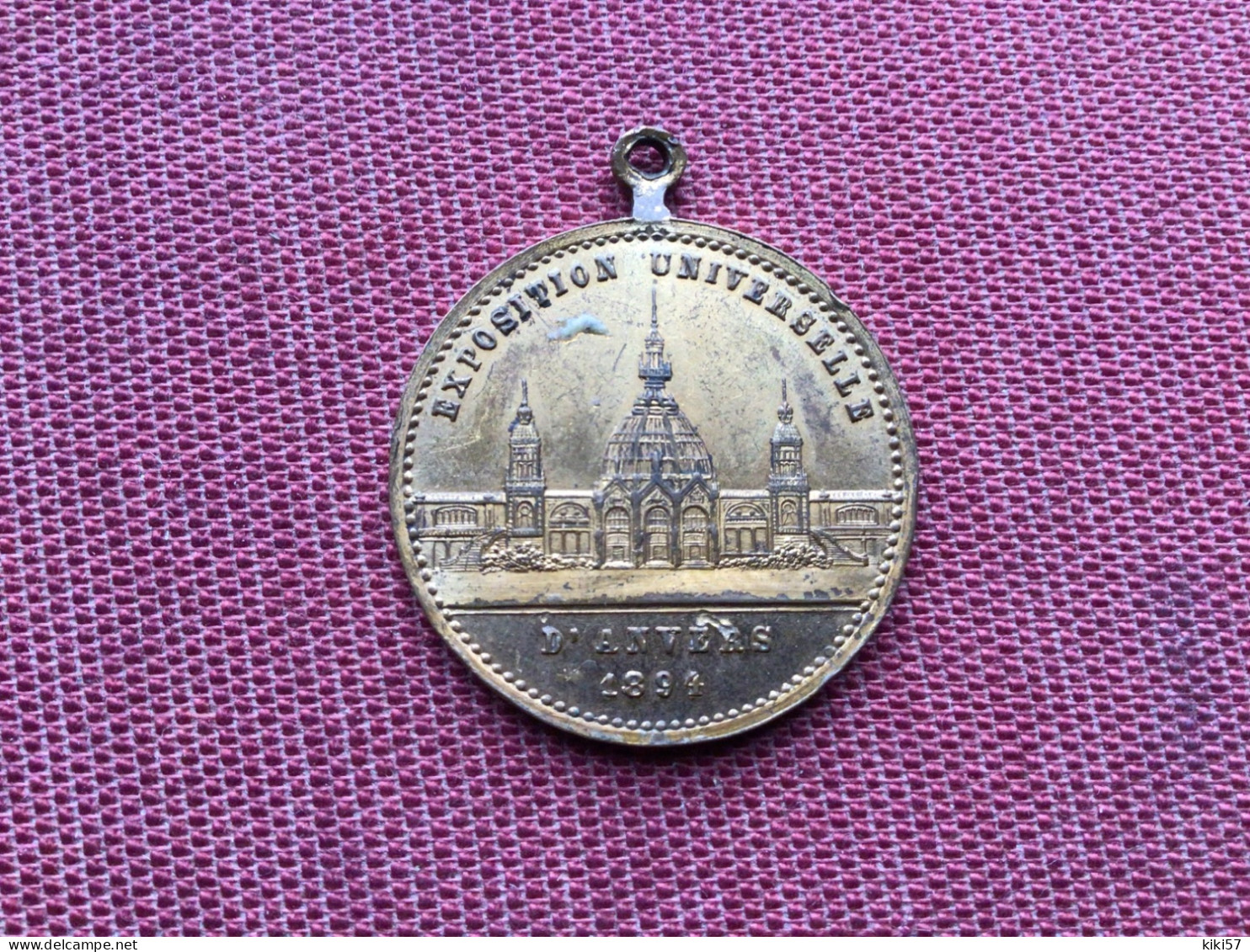 BELGIQUE Médaille Exposition Universelle D’ANVERS 1894 - Andere & Zonder Classificatie