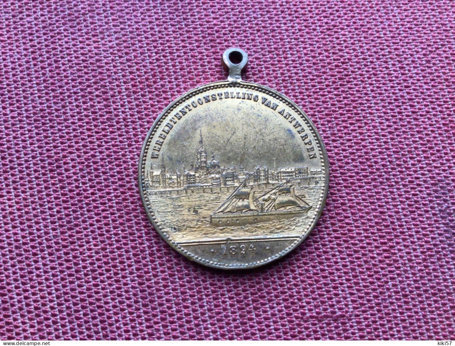 BELGIQUE Médaille Exposition Universelle D’ANVERS 1894 - Autres & Non Classés