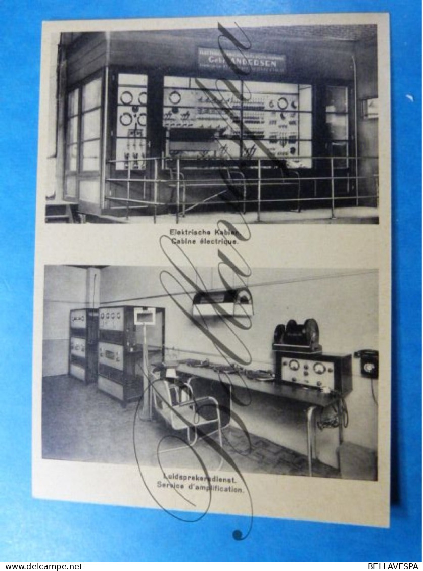 Antwerpen   Elektrische Cabine DJ Omroep Met 78 Tr Draaitafels ( Gebr. ANDERSEN Antw. )Sportpaleis Vélodrome Velodroom - Ciclismo