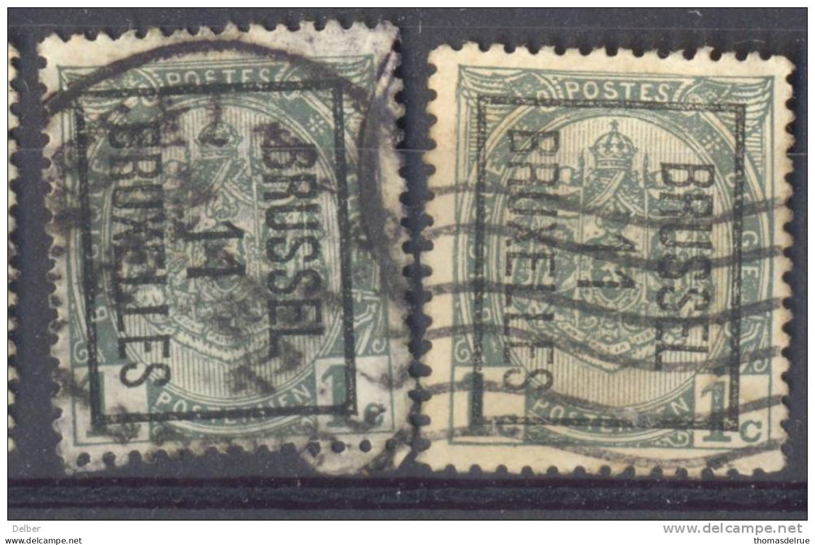 _Zt459:  17-tab : B : BRUSSEL 1912 BRUXELLES + Poststempel :  BRUSSEL.... & Vlag..2 Zeg. - Tipo 1906-12 (Stendardi)