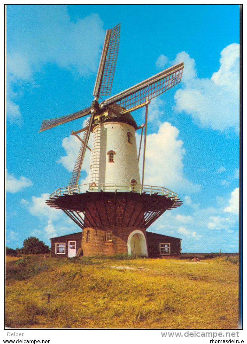 4cp033: Veere : Molen " De Koe " Type Stellingmolen ...1909 - Veere