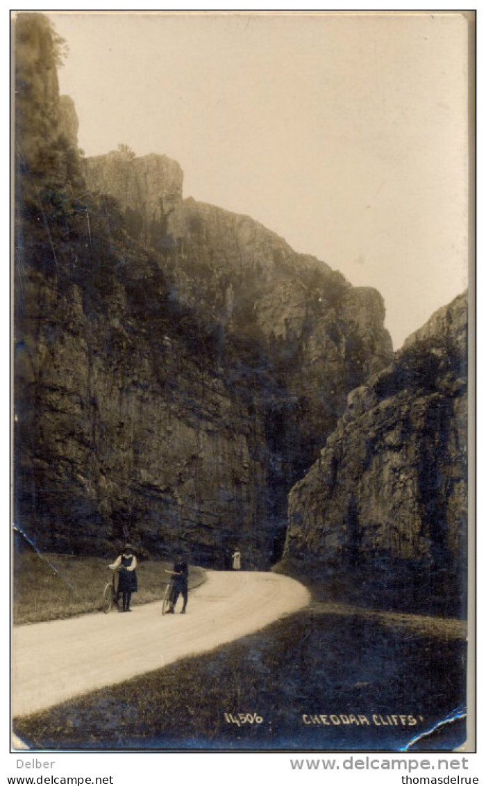 4cp-197:  Photocard: 1450'o CHEDDAR CLIFFS > Sottegem Be - Cheddar