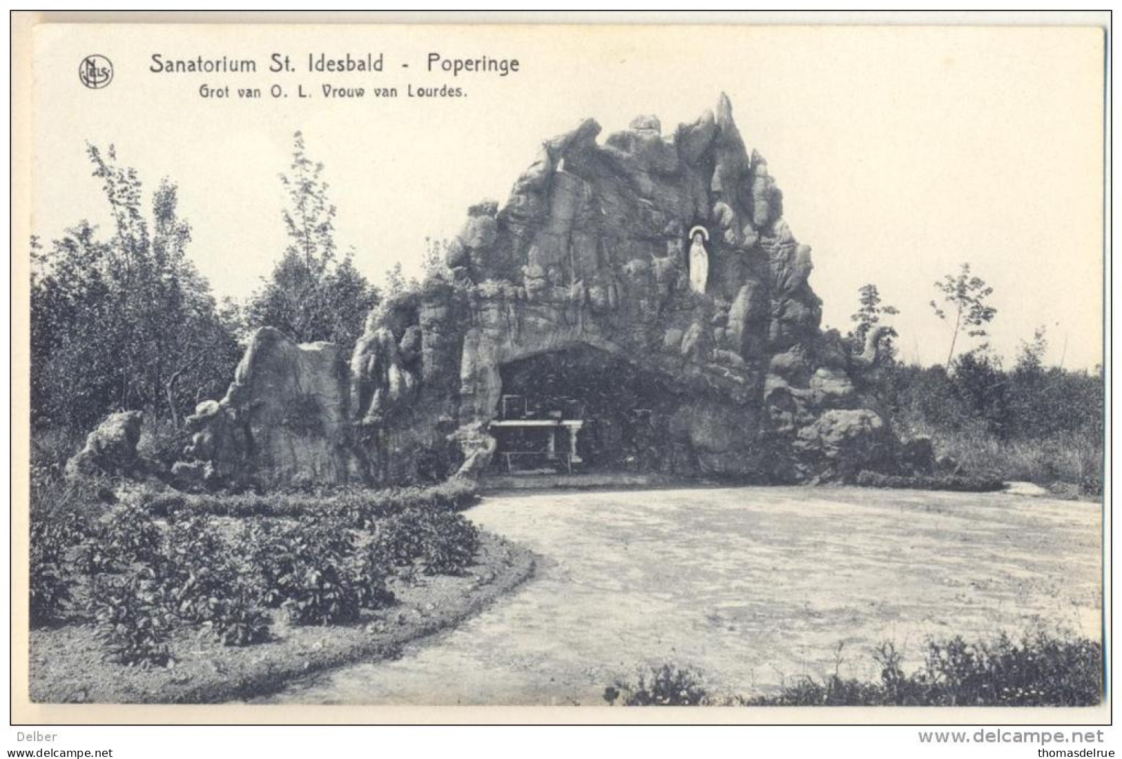 Pk301: Nels Sanatorium St.Idesbald-Poperinge Grot Van O.L.Vrouw Van Lourdes - Poperinge