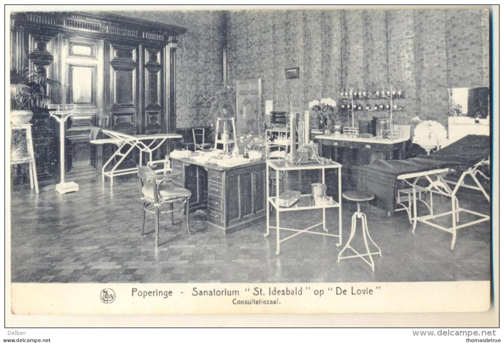 Pk339: Nels  Poperinge - Sanatorium "St. Idesbald" Op "de Lovie"  Consultatiezaal - Poperinge