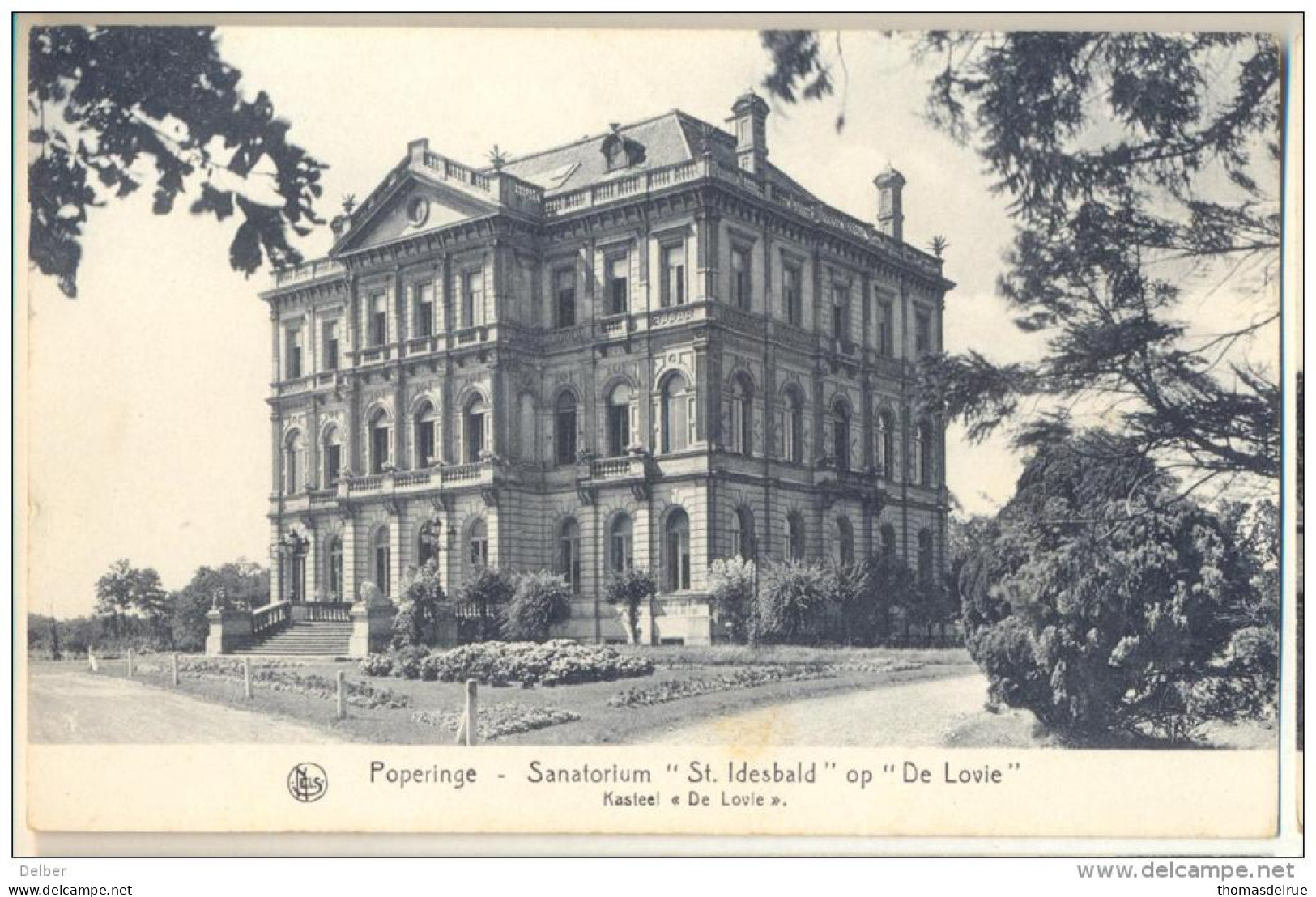 Pk342: Nels  Poperinge - Sanatorium "St. Idesbald" Op "de Lovie"  Kasteel " De Lovie" - Poperinge
