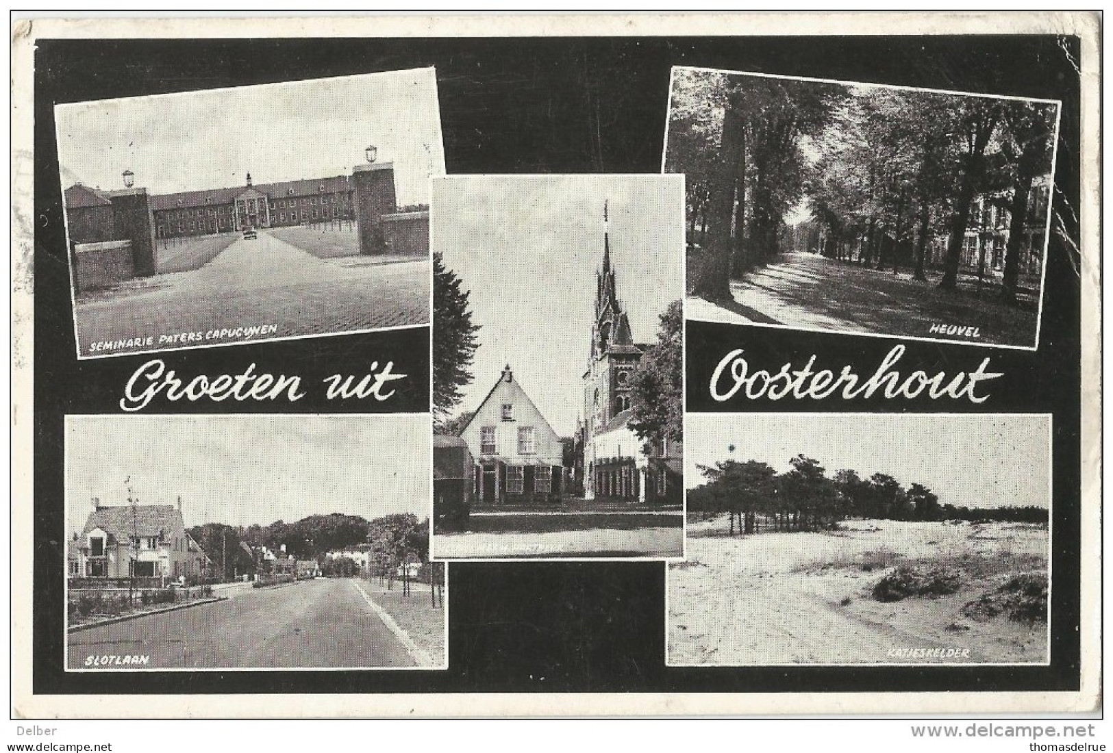 5pk-079: Groeten Uit OOSTERHOUT - Slotbaan- KATJESKELDER- HEUVEL -seminatie..>Hooglede - Oosterhout