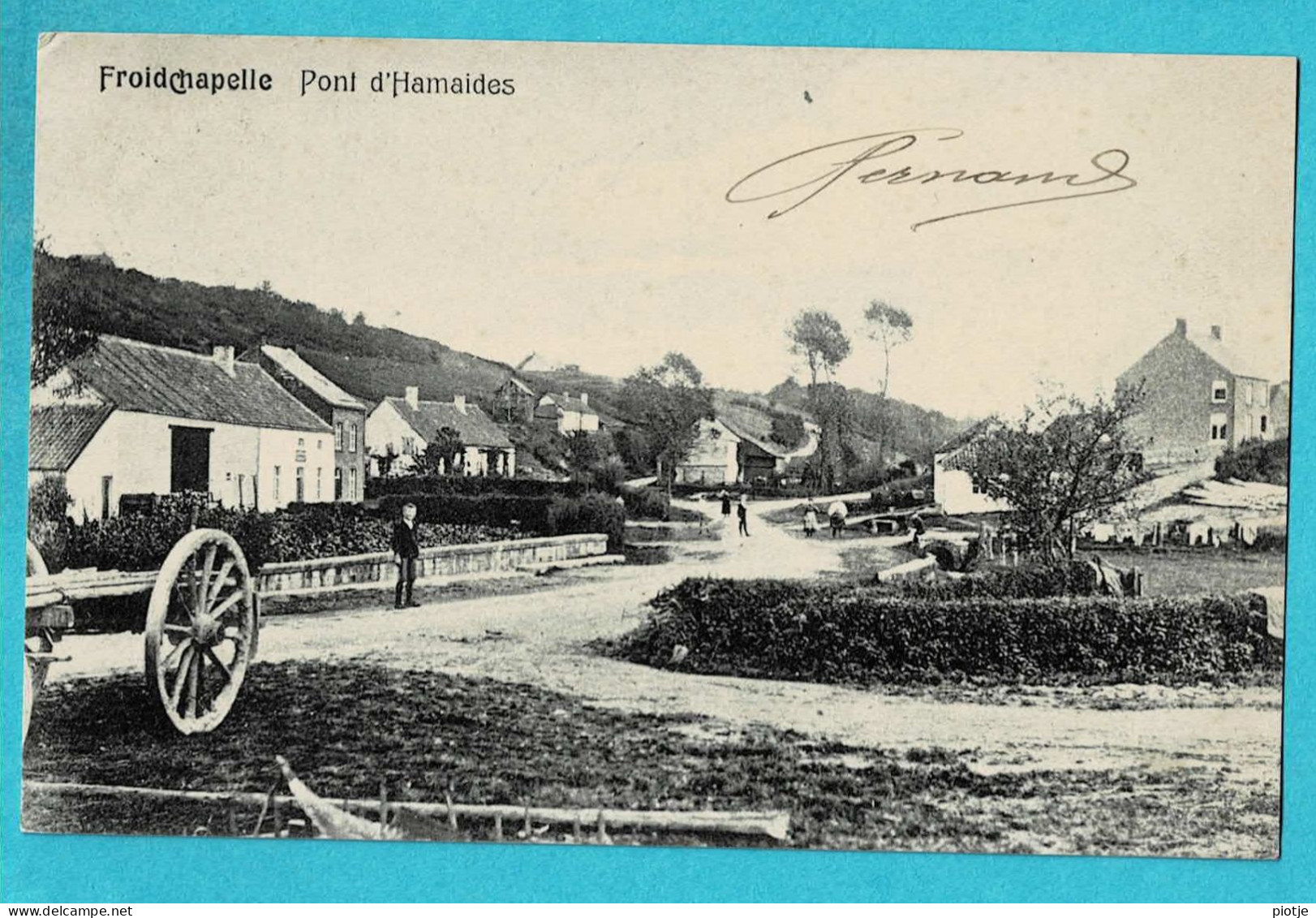* Froidchapelle (Hainaut - La Wallonie) * (Edit F. Mathieu Werion, Imprimeur, Nr 5113) Pont D'Hamaides, Animée, Unique - Froidchapelle