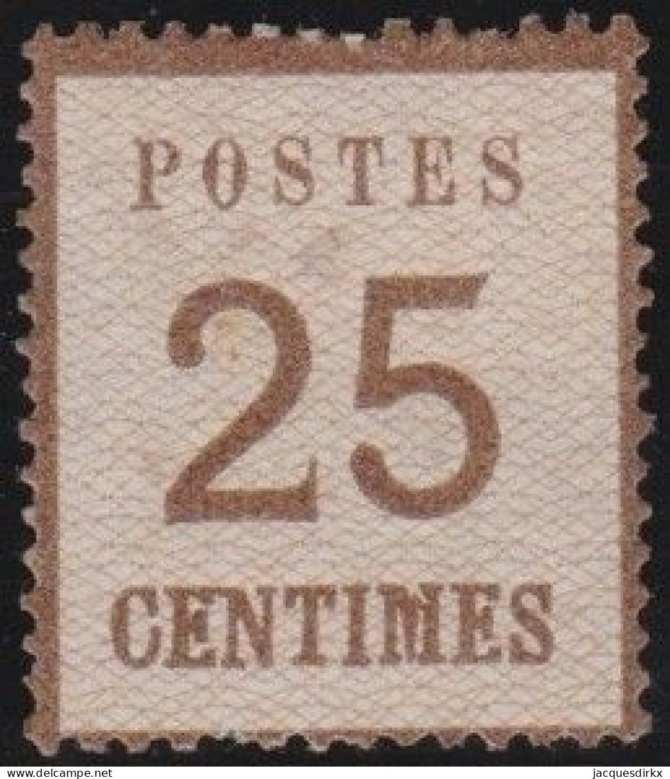 Alsace     . Y&T  . 7  (2 Scans)     .   *       .   Neuf Avec Gomme - Unused Stamps