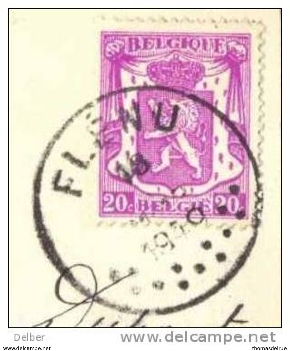_G274: Fantassiekaart Met: N° 422 : 20 C:   FLENU - 1935-1949 Small Seal Of The State