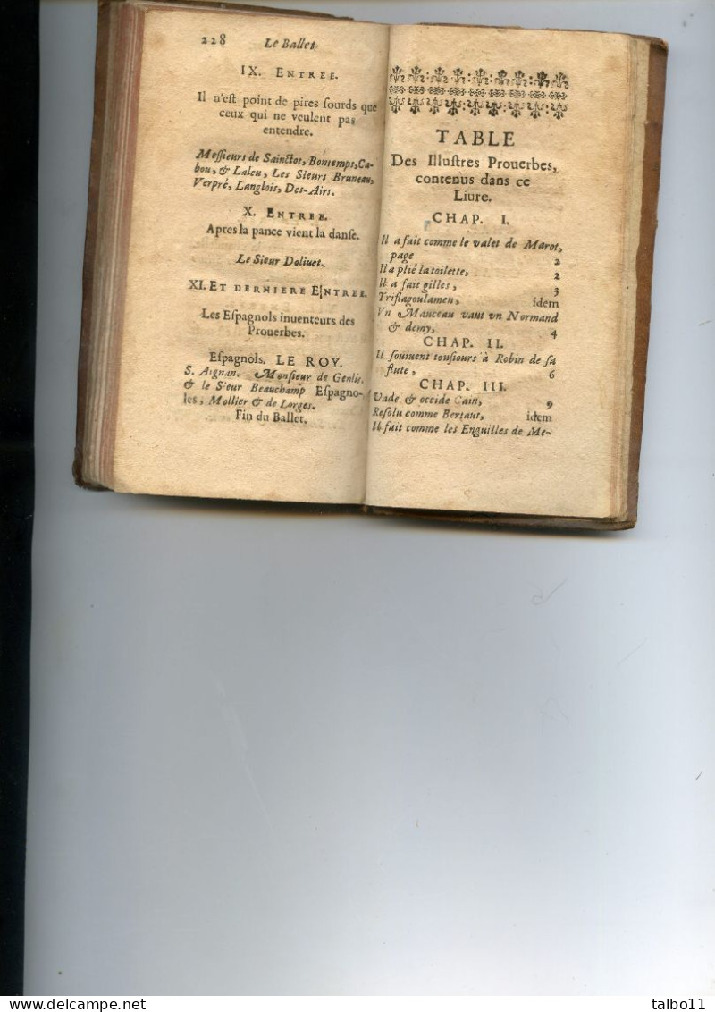 Les Illustres Proverbes Historiques  - Receuil De Diverses Questions Curieuses Pour Se Divertir En  Compagnie - Besson L - Before 18th Century