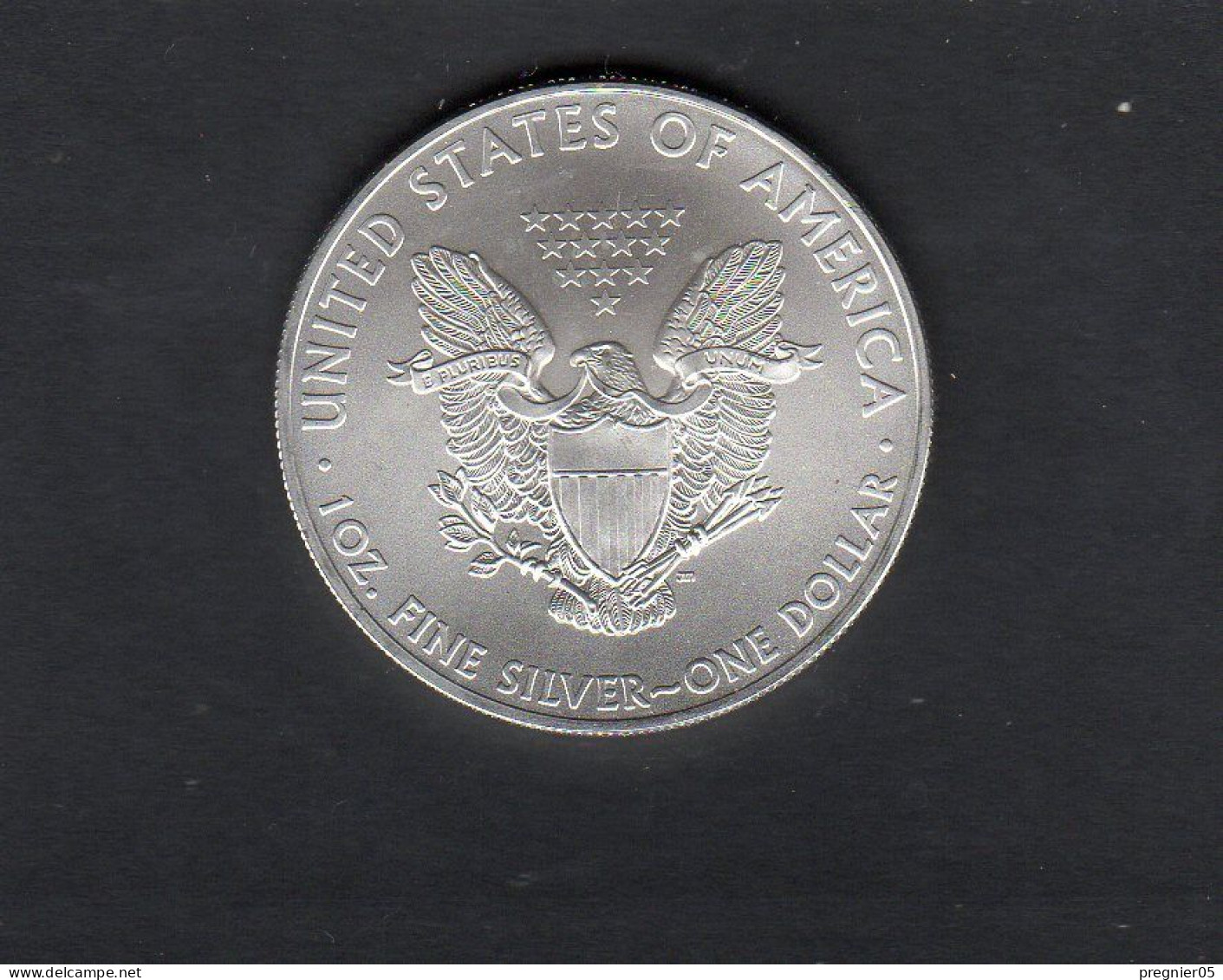 USA - Pièce 1 Dollar Argent American Silver Eagle 2008 FDC  KM.273 - Sin Clasificación