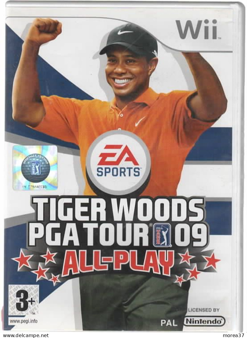 Jeu NINTENDO  WII  Tiger Woods PGA Tour 09 All Play  ( JE 2) - Wii