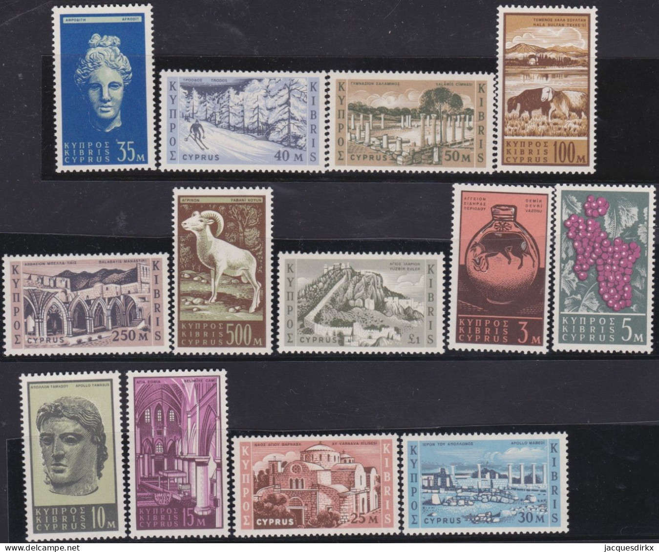 Cyprus   .  Y&T   .    194/206     .   **       .   MNH - Neufs