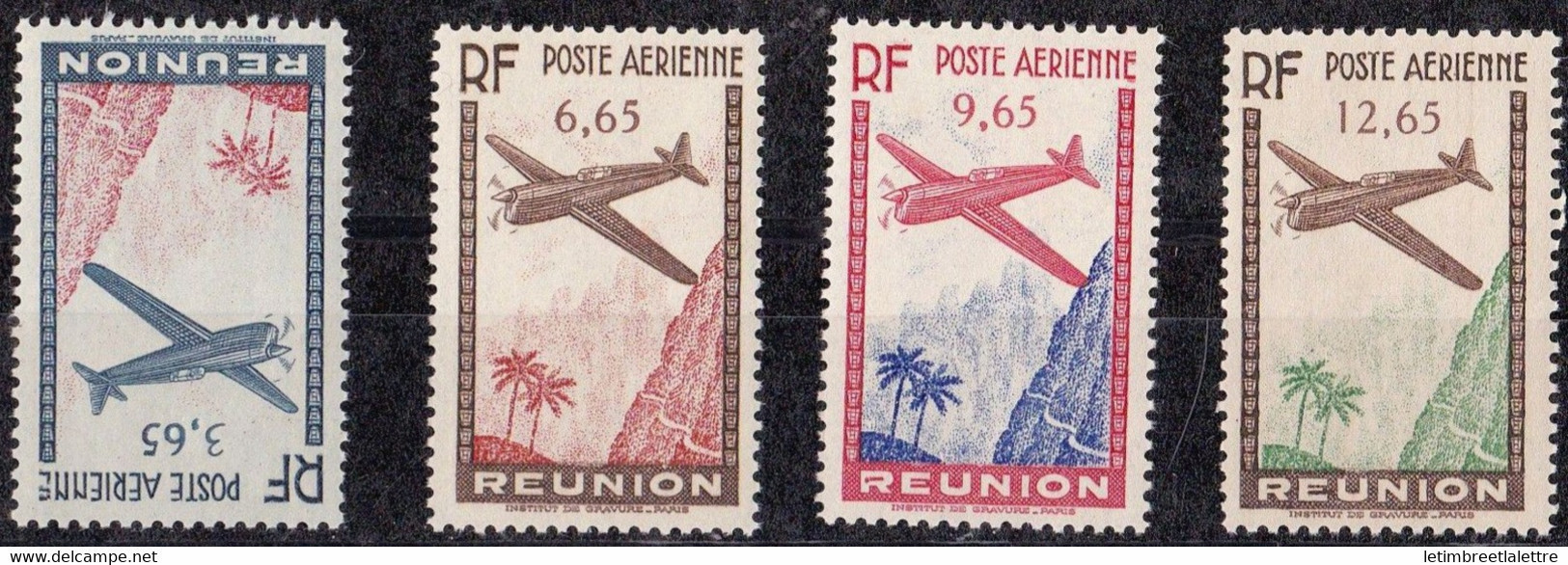 Réunion - Poste Aérienne - YT N° 2 à 5 ** - Neuf Sans Charnière - 1938 - Airmail