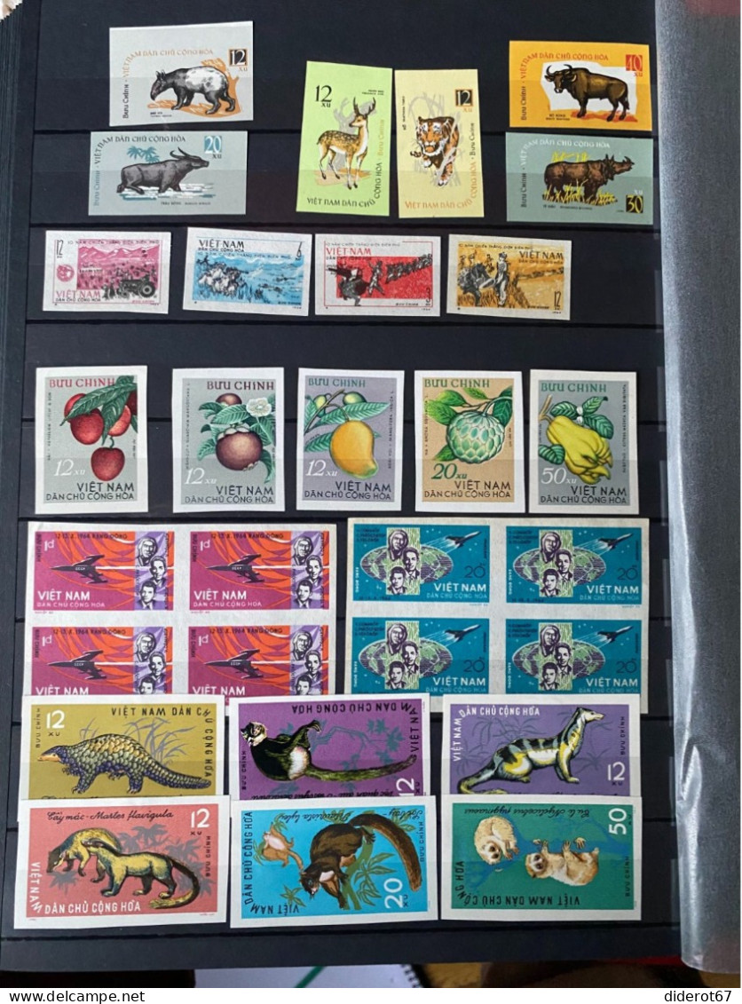 Lot De Timbres Vietnam Du Nord Neufs Non Dentelés - Viêt-Nam