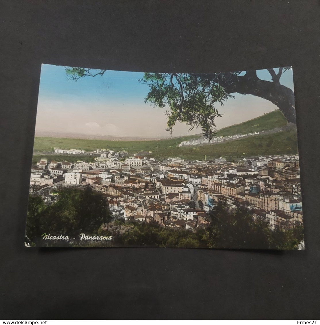 Cartolina 1956. Nicastro.  Panoramica. Condizioni Eccellenti. Viaggiata. - Lamezia Terme