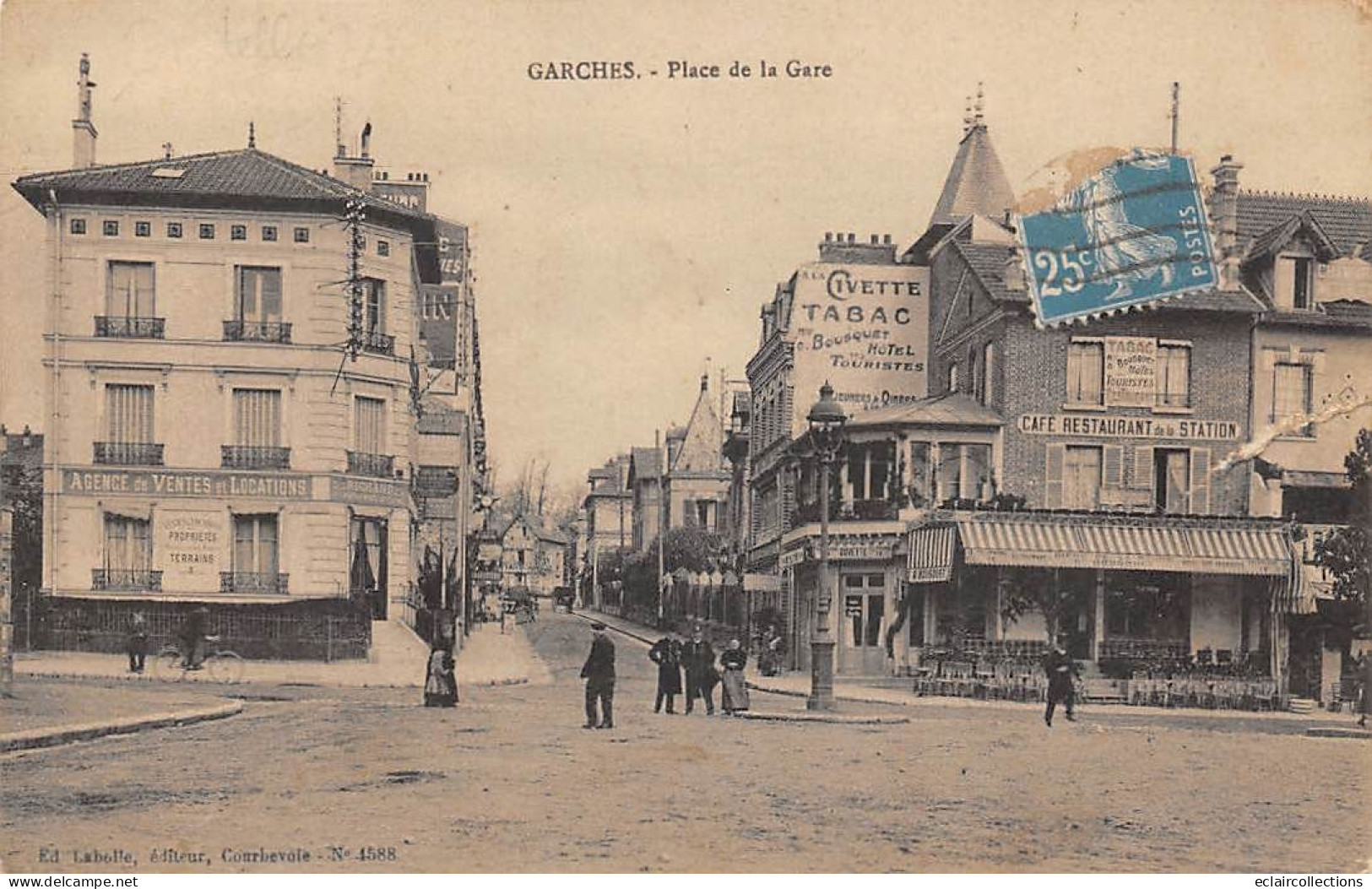 Garches         92         Place De La Gare.         (Voir Scan) - Garches