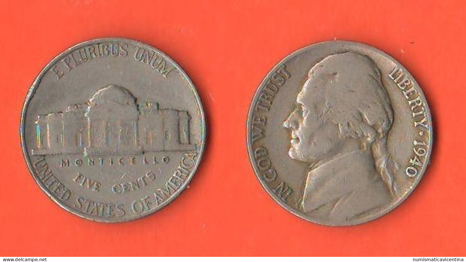 America 5 Cents 1940 Jefferson USA No Mint - 1938-…: Jefferson