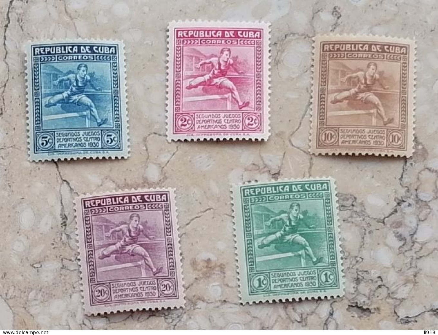 Cuba 1930 Central American Games 5v MNH** - Unused Stamps