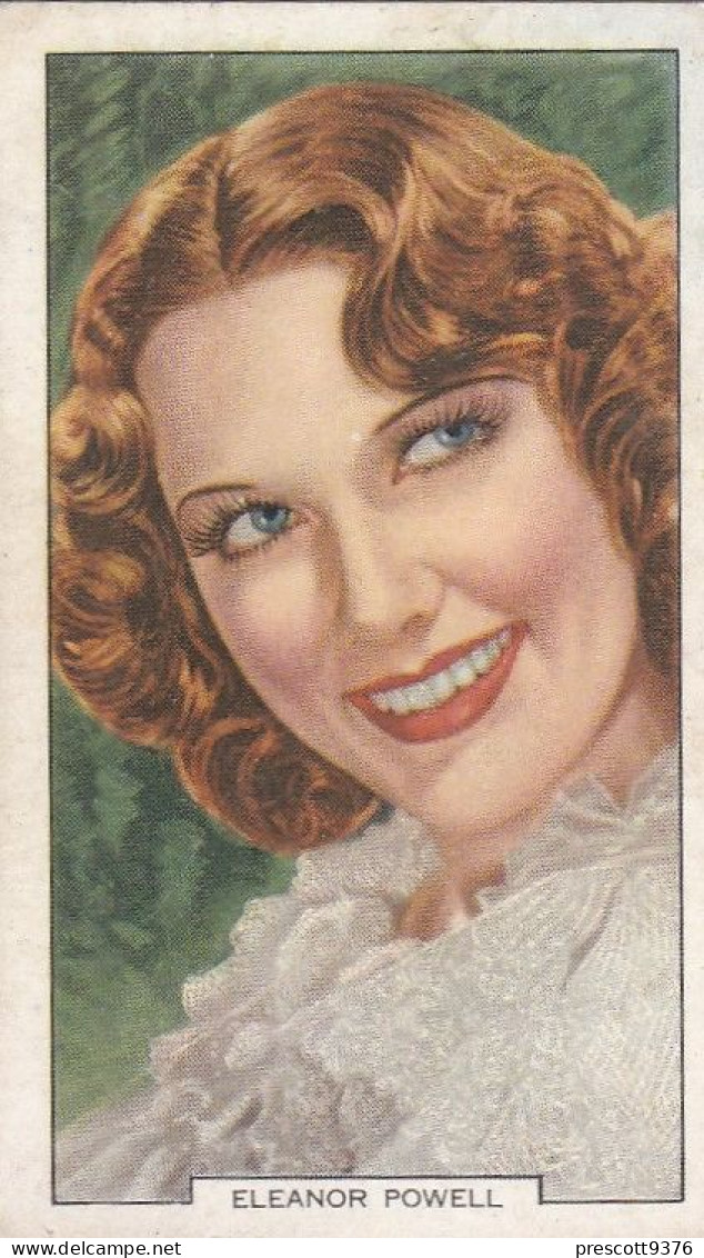 My Favourite Part 1936 - Gallaher Cigarette Card - 14 Eleanor Powell - Gallaher