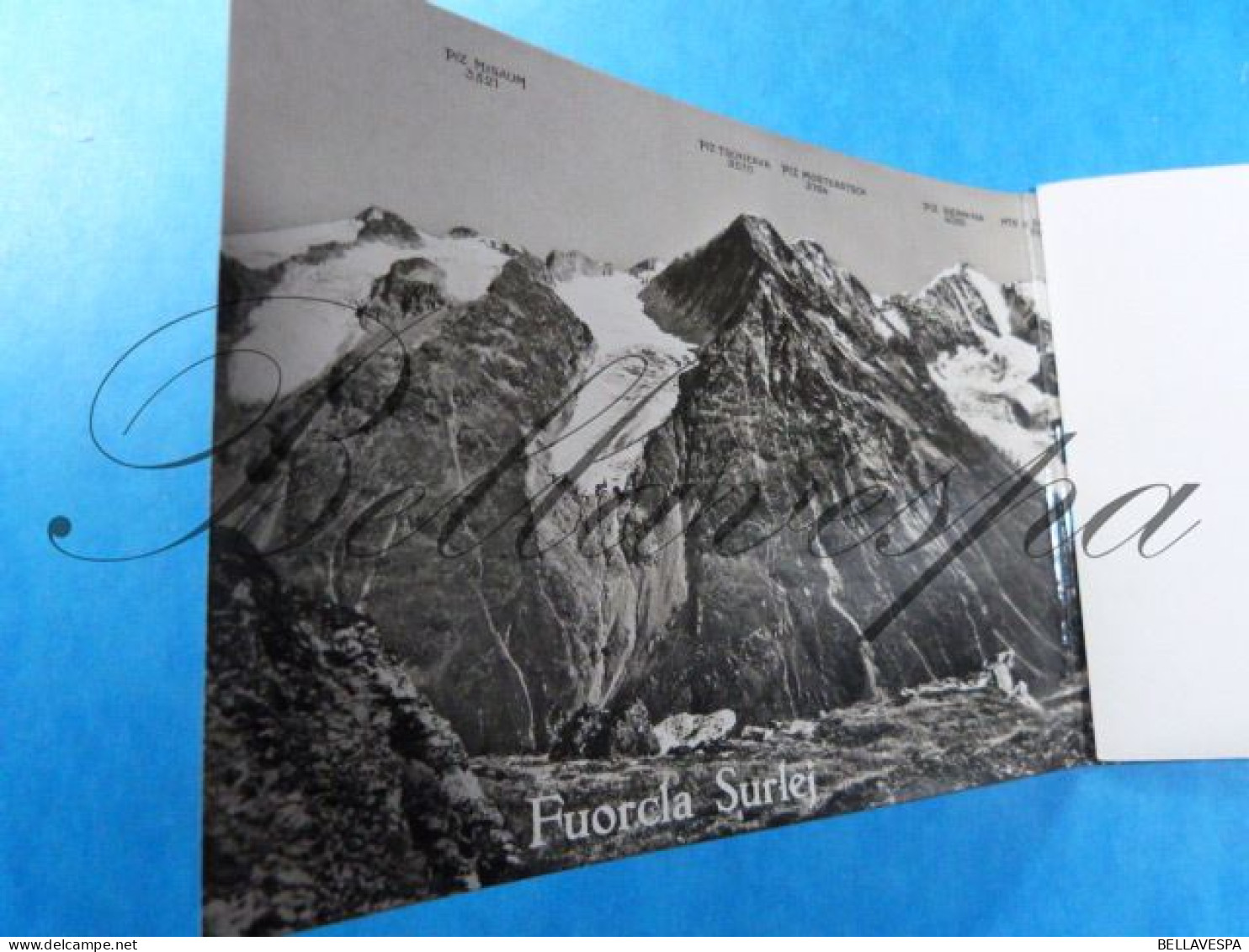 Fuorcla Surley  Sella Bernina Piz Corvatsch Misaum Tscghierva Morteratsch Roseq Gluschaint Postcard N° 1992  St Moritz - Alpinisme