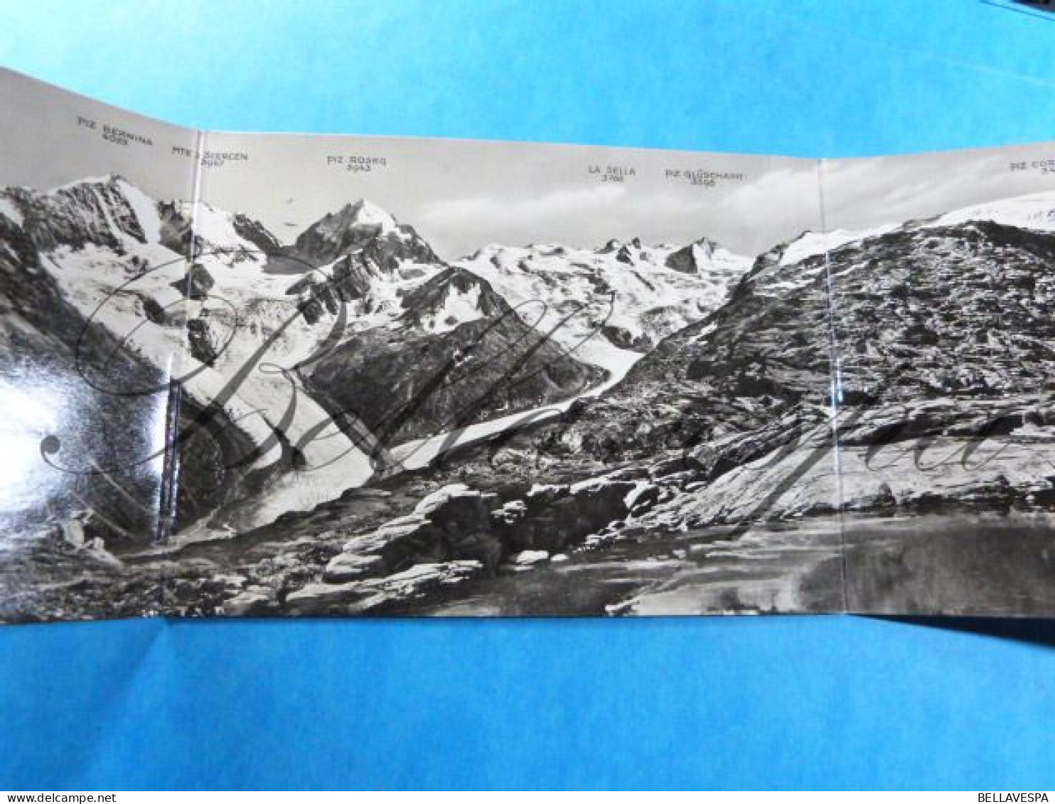 Fuorcla Surley  Sella Bernina Piz Corvatsch Misaum Tscghierva Morteratsch Roseq Gluschaint Postcard N° 1992  St Moritz - Alpinisme